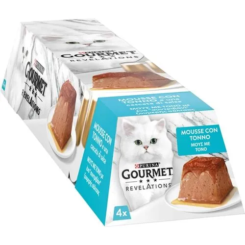 Purina Gourmet Revelations Mousse Tonno 4x57g