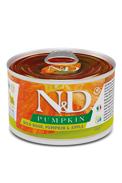 N&D Pumpkin Canine 140g Cinghiale, zucca e mela - Adult mini