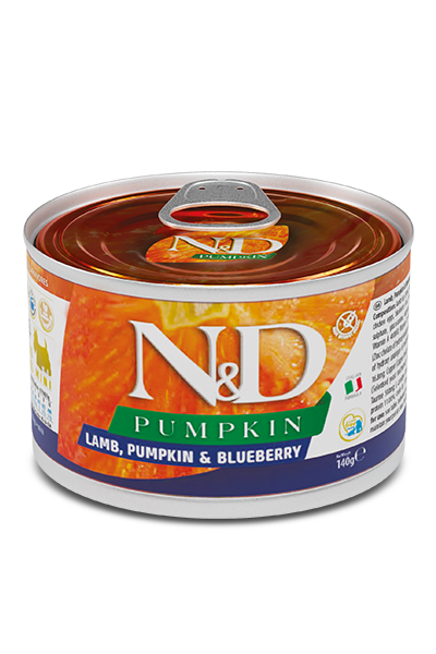 N&D Pumpkin Canine 140g Agnello, zucca e mirtillo - Adult mini