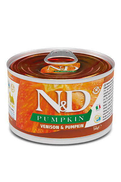 N&D Pumpkin Canine 140g Cervo e zucca - Adult mini