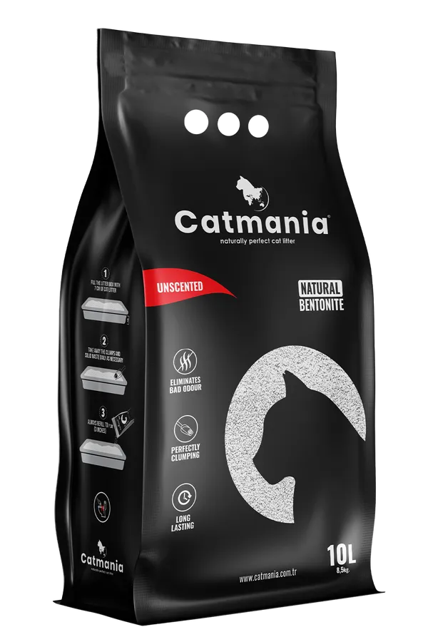 Catmania Lettiera Agglomerante in Bentonite Naturale per Gatti