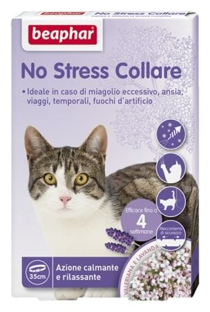 Beaphar Collare Gatto No Stress Valeriana e Lavanda