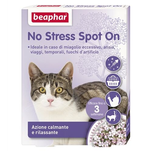 Beaphar No Stress Spot On Gatto - 3 Pipette