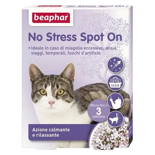Beaphar No Stress Spot On Gatto - 3 Pipette