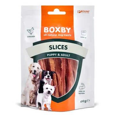Boxby Fettine di Pollo 100 g – Snack Naturale ad Alto Contenuto Proteico per Cani