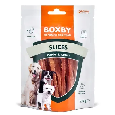 Boxby Fettine di Pollo 100 g – Snack Naturale ad Alto Contenuto Proteico per Cani