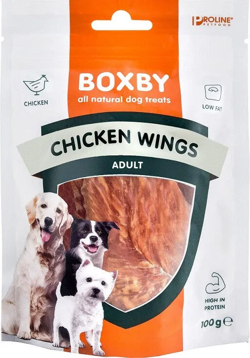 Boxby Alette di Pollo 100 g – Snack Naturale Ricco di Pollo per Cani