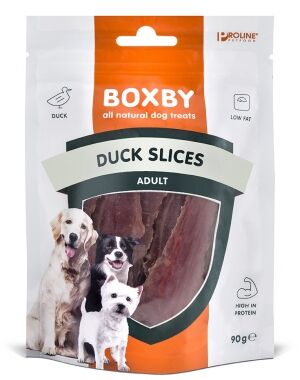 Boxby Strisce Dentali con Anatra 90 g – Snack Dentale per Cani