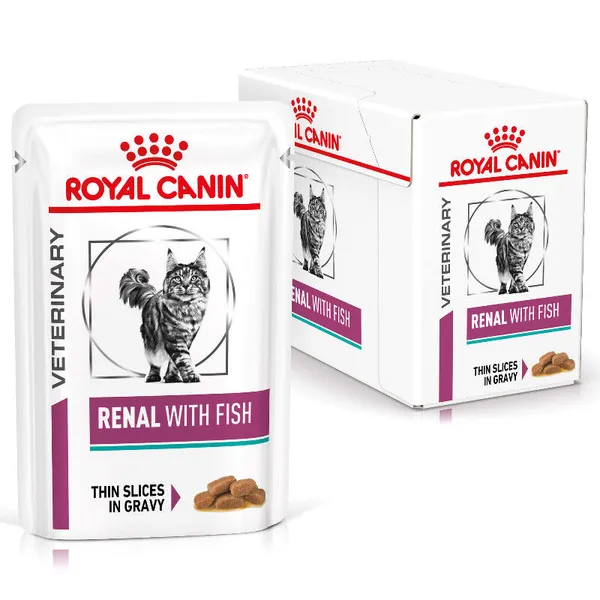 Royal Canin Renal Tonno 12x85g – Alimento Dietetico Completo per Gatti con Insufficienza Renale