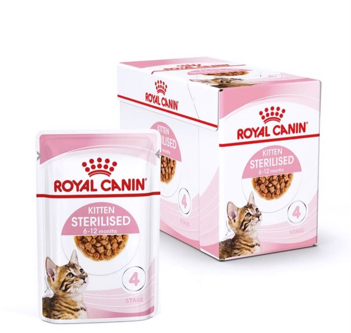 Royal Canin Kitten Sterilised in Salsa – Alimento Umido Completo per Gattini Sterilizzati 12x85g