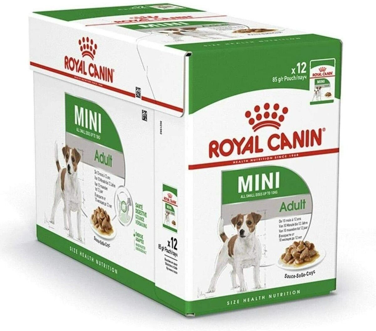 Royal Canin Mini Adult 12x85g – Alimento Umido in Salsa per Cani Adulti di Piccola Taglia