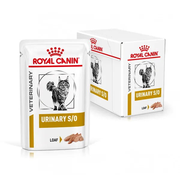 Royal Canin Urinary S/O Paté 12x85g – Alimento Dietetico Completo per Gatti con Patologie delle Vie Urinarie