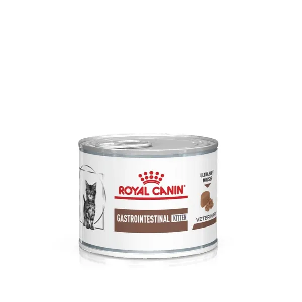 Royal Canin Gastrointestinal Kitten 195g Mousse Ultra Soft Alimento Dietetico Completo per Gattini