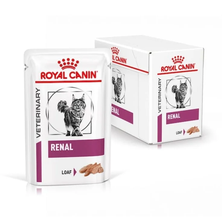 Royal Canin Renal Paté 12x85g – Alimento Dietetico Completo per Gatti con Insufficienza Renale