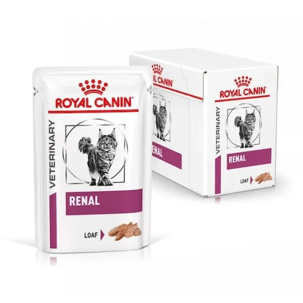 Royal Canin Renal Paté 12x85g – Alimento Dietetico Completo per Gatti con Insufficienza Renale