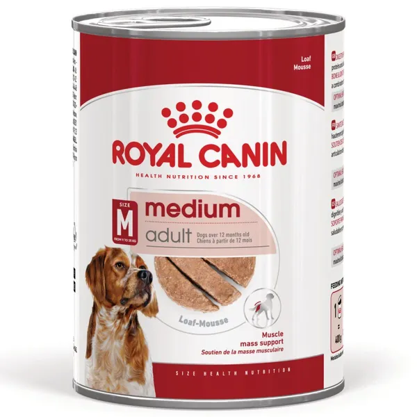 Royal Canin Medium Adult 410g – Alimento Umido per Cani Adulti di Taglia Media
