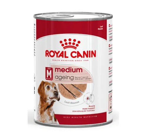 Royal Canin Medium Ageing 410g – Alimento Umido per Cani Anziani di Taglia Media da 10 Anni