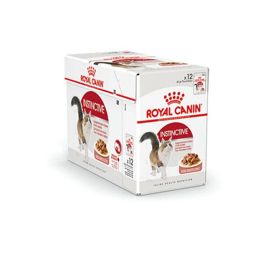Royal Canin Instinctive in Salsa – Alimento Umido Completo per Gatti Adulti 12x85g