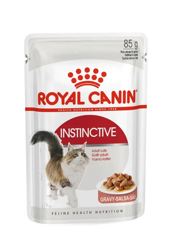 Royal Canin Instinctive in Salsa – Alimento Umido Completo per Gatti Adulti