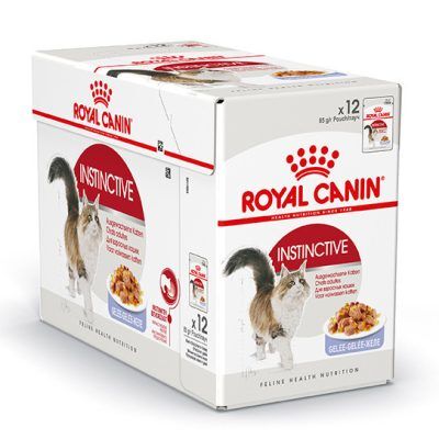 Royal Canin Instinctive in Gelatina – Alimento Umido Completo per Gatti Adulti 12x85g