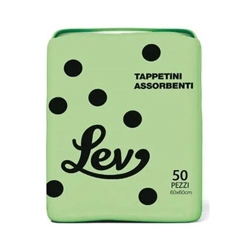 Lev Tappetini Igienici Assorbenti per Cani 60x60cm - 50pcs
