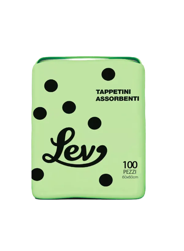 Lev Tappetini Igienici Assorbenti per Cani 60x60cm - 100pcs