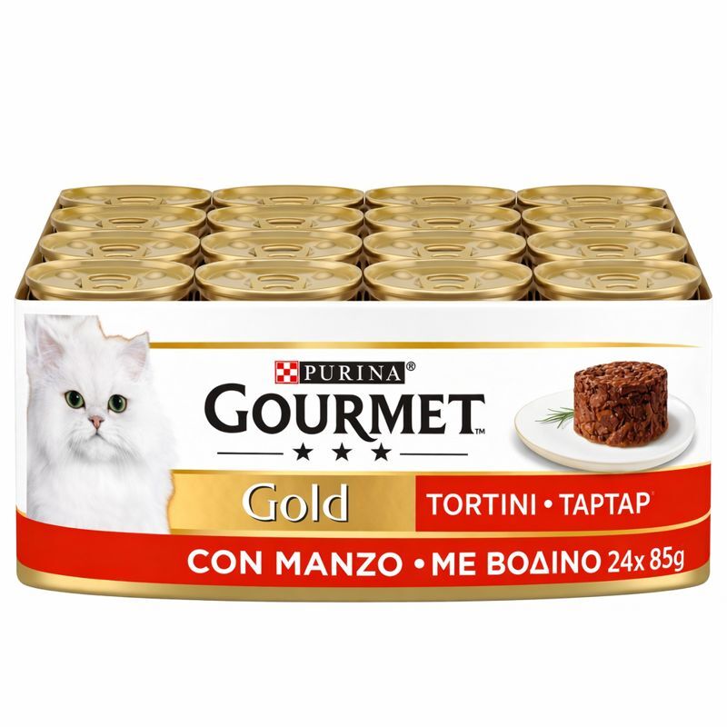 Gourmet Gold Tortini Manzo 24x85g