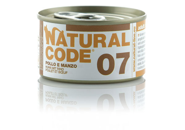 Natural Code Adult 85g Pollo e manzo