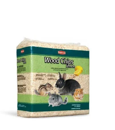 Padovan Wood Chips Lemon 1Kg - Lettiera Aromatizzata per Roditori
