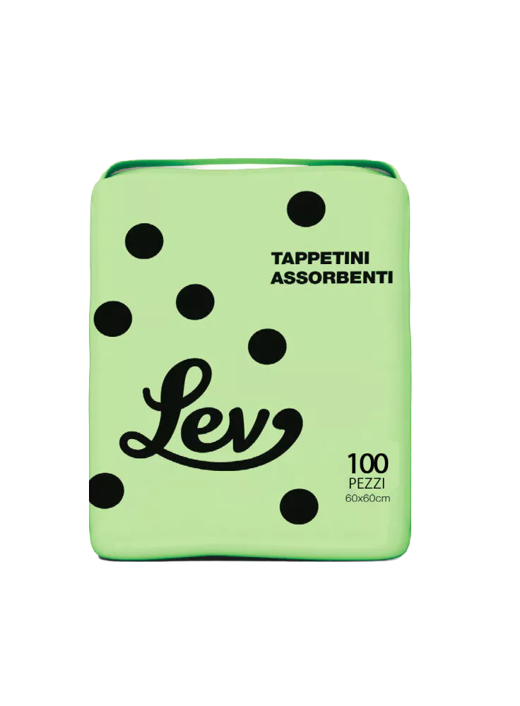 Lev Tappetini Igienici Assorbenti per Cani 60x60cm - 100pcs