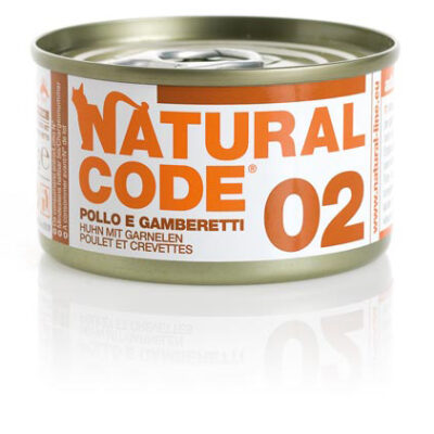Natural Code 02 85gr - Cibo Umido per Gatti