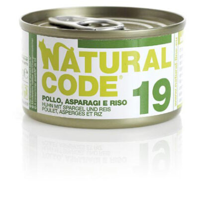 Natural Code 19 85gr. - Cibo Umido per Gatti al Pollo e Asparagi