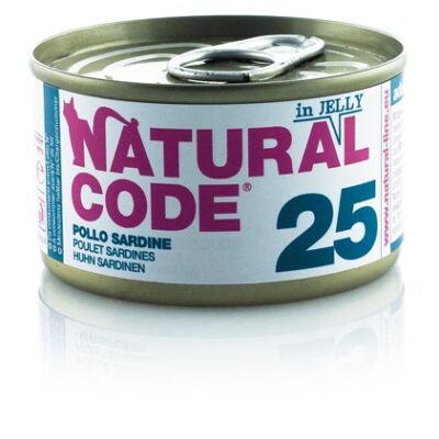 Natural Code 25 85gr per Gatto