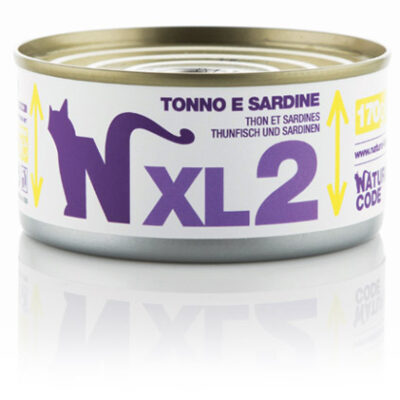 Natural Code XL2 170gr. - Cibo Umido per Gatti al Tonno e Sardine