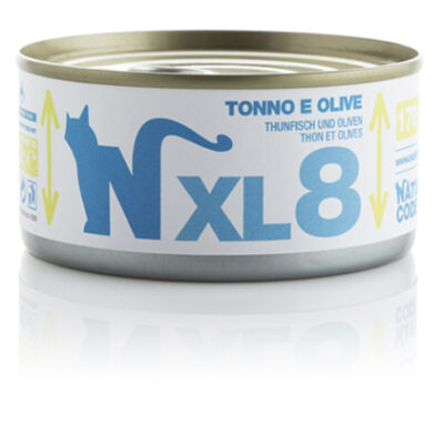 Natural Code XL8 170gr - Tonno e Olive per Gatto
