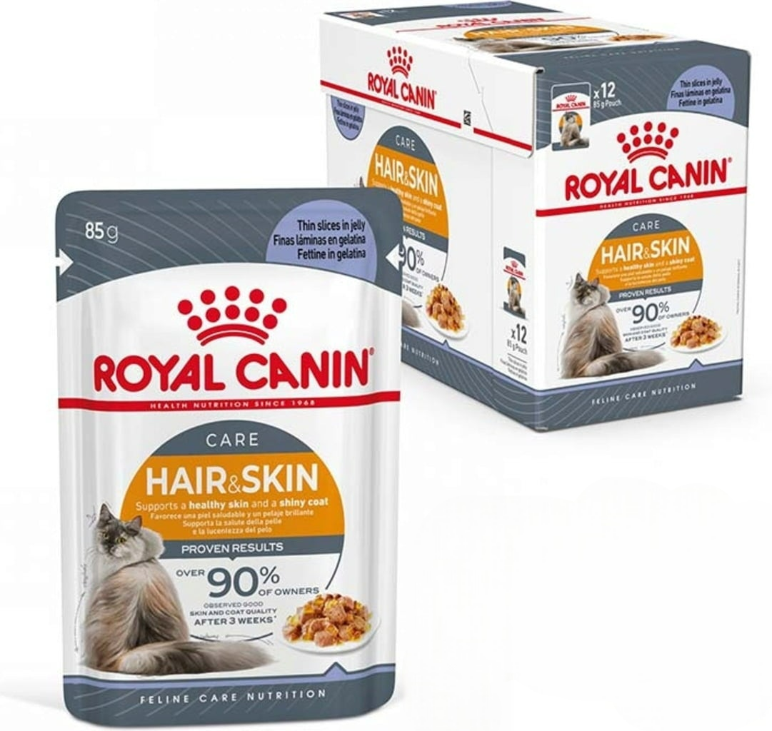 Royal Canin Blister Care Hair&Skin (in gelatina) 12x85g