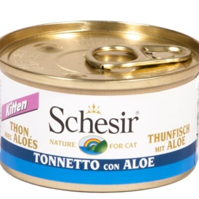 Schesir Kitten Tonnetto e Aloe 85gr - Alimento Umido per Gattini