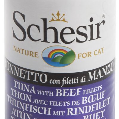 Schesir Tonno e Filetti di Manzo 140gr