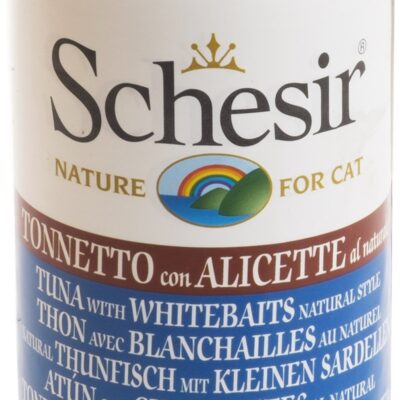 Schesir Tonno e Alicette al Naturale per Gatti - 140gr