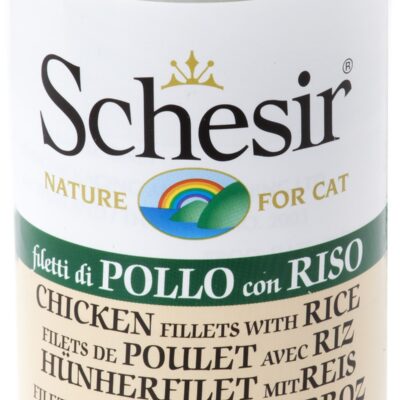 Schesir Filetti di Pollo e Riso 140gr per Gatto