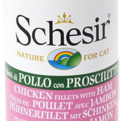 Schesir Filetti di Pollo e Prosciutto per Gatti 140gr
