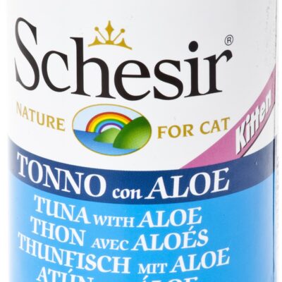 Schesir Kitten Tonno e Aloe 140gr - Alimento Umido per Gattini