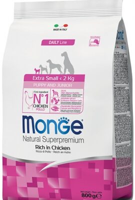 Monge Extra Small Puppy 800g - Crocchette per Cuccioli di Taglia Mini