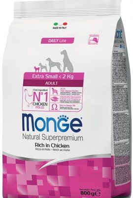 Monge Extra Small Adult 800g - Alimento Completo per Cani di Taglia Mini