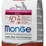 Monge Natural Superpremium Extra Small Adult Agnello con Riso e Patate - 2,5kg