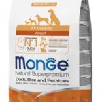 Monge Natural Superpremium All Breeds Adult Monoprotein Anatra con Riso e Patate - 2,5kg