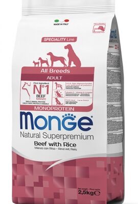 Monge All Breeds Adult Tacchino & Riso 2,5kg