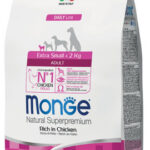 Monge Natural Superpremium Extra Small Adult Ricco di Pollo - 3kg