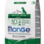 Monge Natural Superpremium Maxi Adult Ricco di Pollo - 12kg