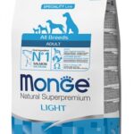 Monge Natural Superpremium All Breeds Adult Light Salmone con Riso - 12kg